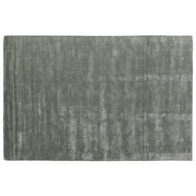 Smart Gem Handwoven Wool/Silk Gray Area Rug - Image 0