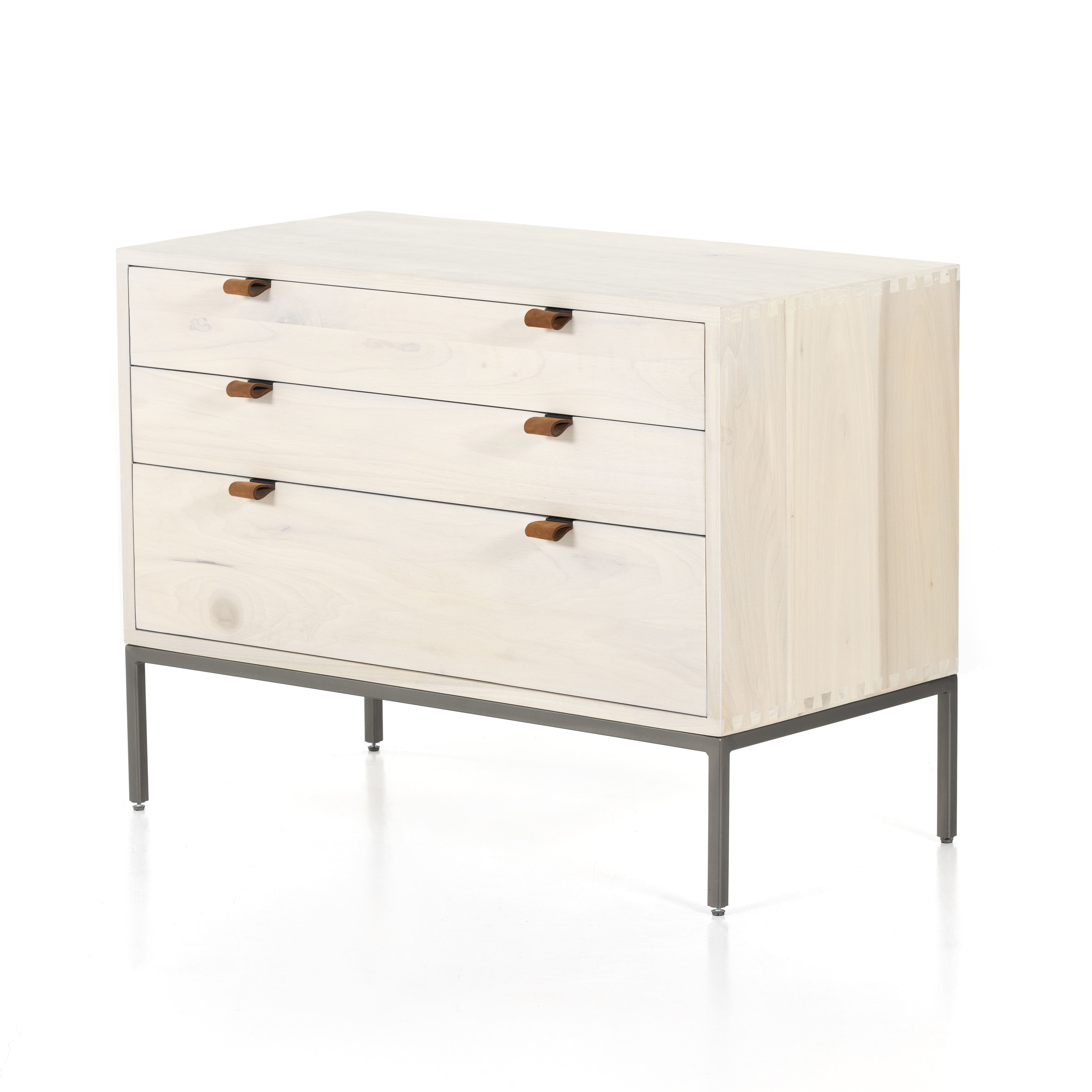 Trey Large Nightstand-Dove Poplar - Image 0