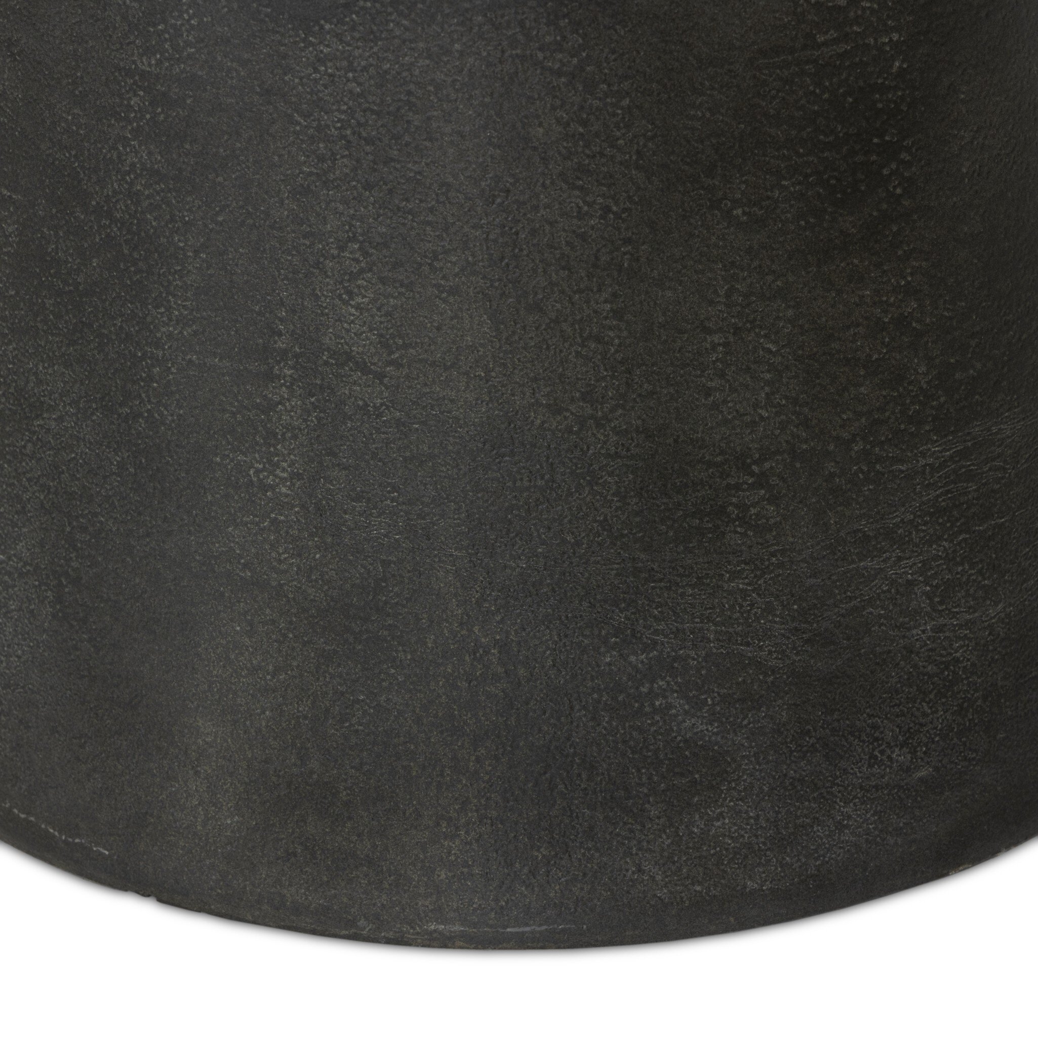 Balboa Outdoor End Table - Veined White Marble - Image 6