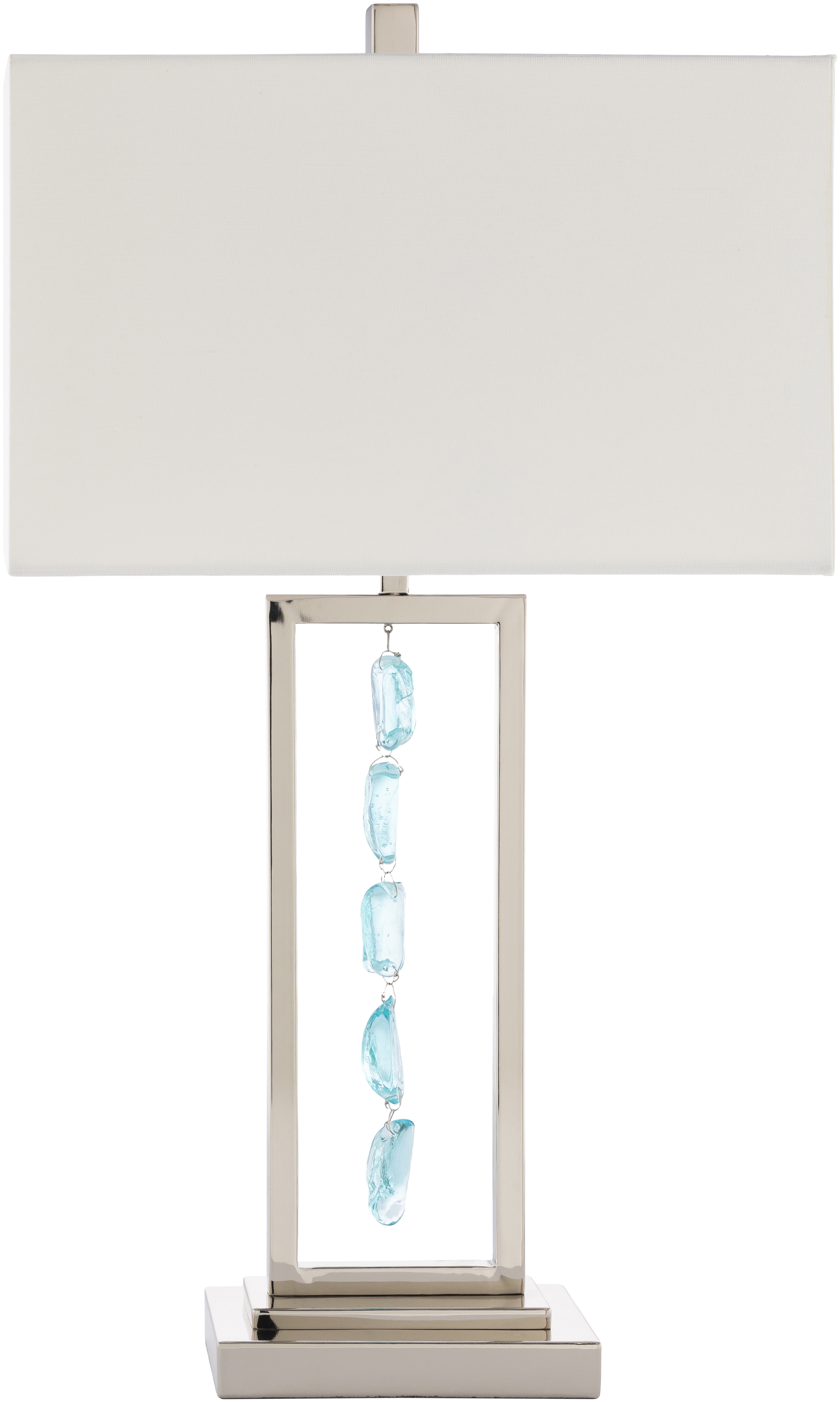 Aurelia Aqua Translucent 28"H x 16"W x 16"D Accent Table Lamp - Image 0