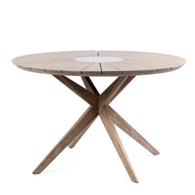 Naci 47.5" Eucalyptus Solid Wood Dining Table - Image 0
