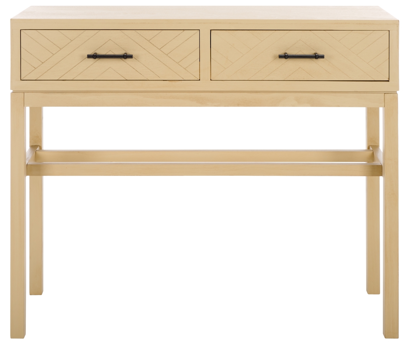 Ajana 2 Drawer Console Table - Natural - Safavieh - Image 0