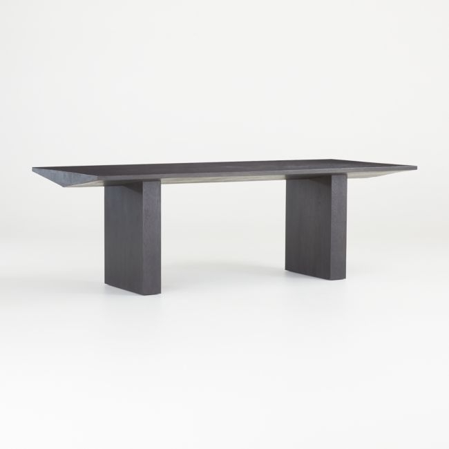 Van Charcoal Brown Wood Dining Table by Leanne Ford - Image 0