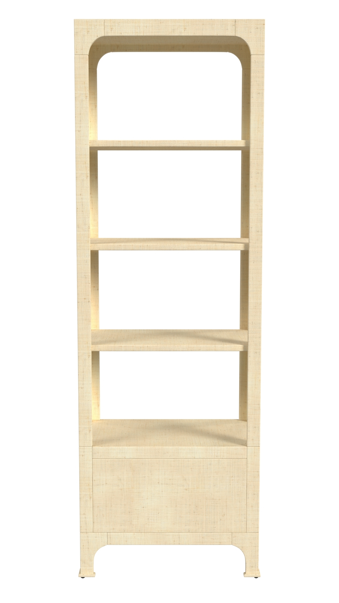 Chatham Natural Raffia Etagere Bookcase - Image 1