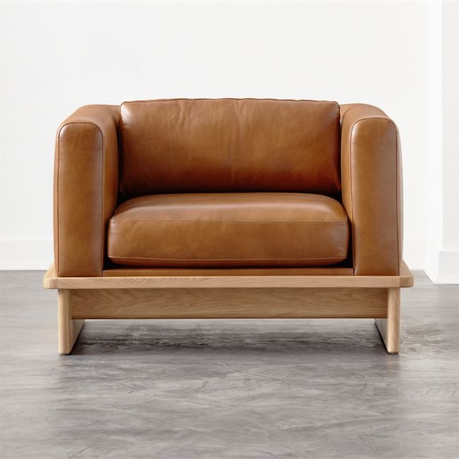 Tablon Saddle Leather Chair - Image 0