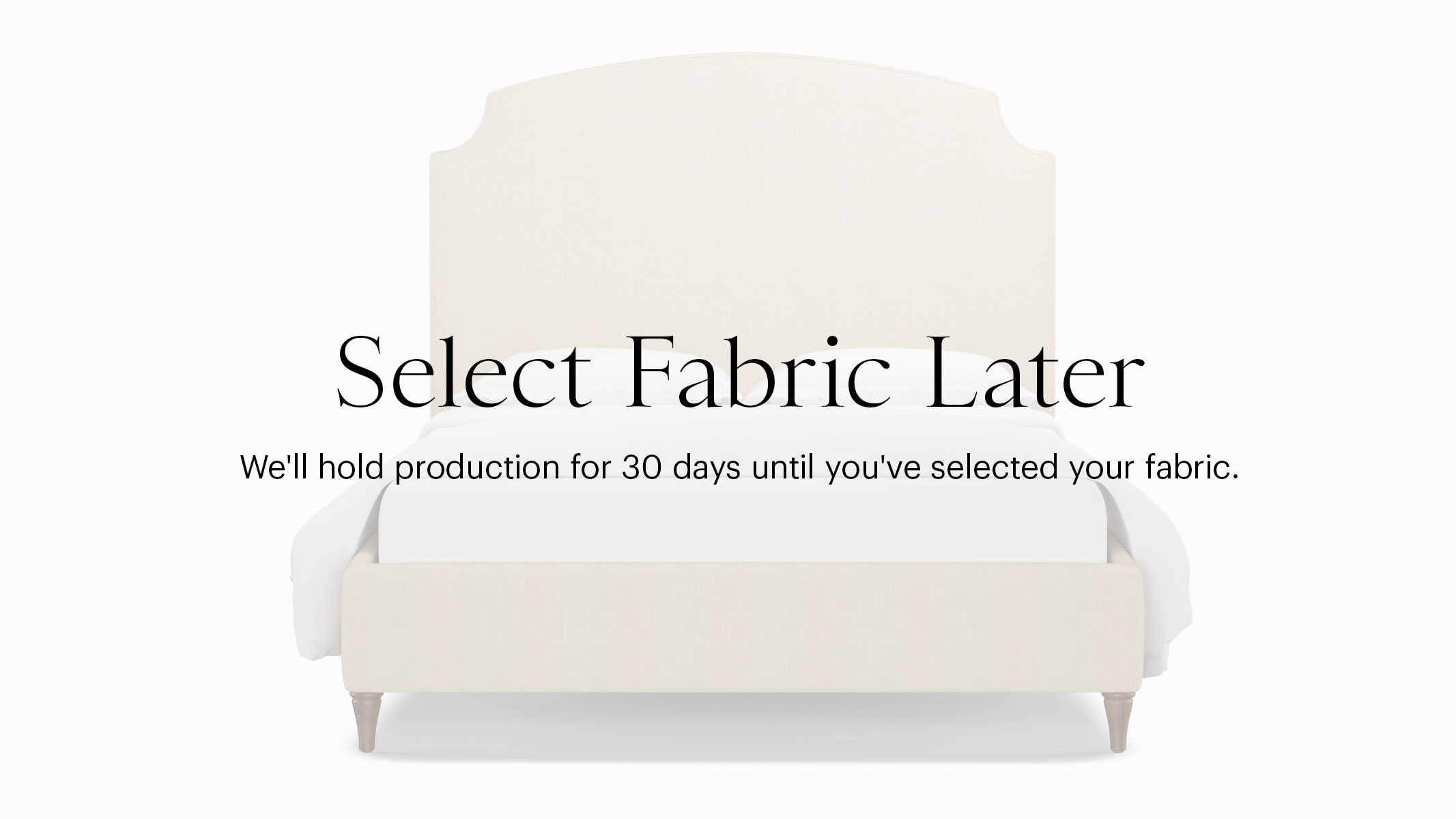 Cove Bed, Buy Now, Decide Later, Walnut Traditional Turned Leg, King - Image 0