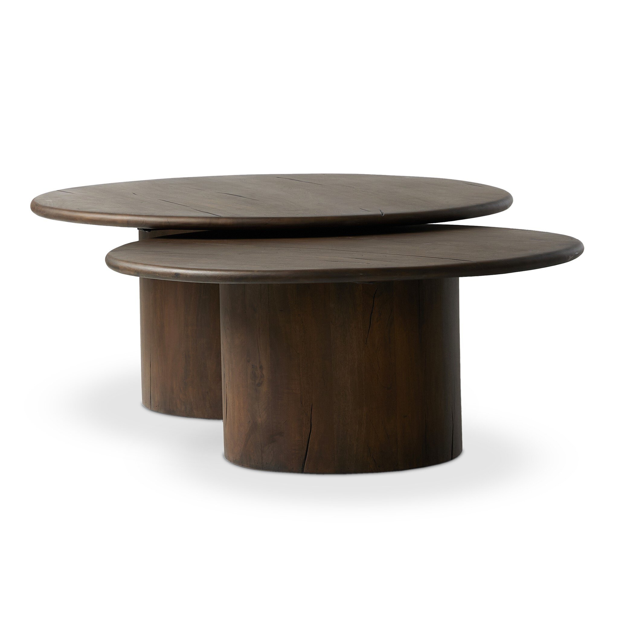 Stuart Nesting Coffee Tables - Aged Belgium Bleach - Image 10