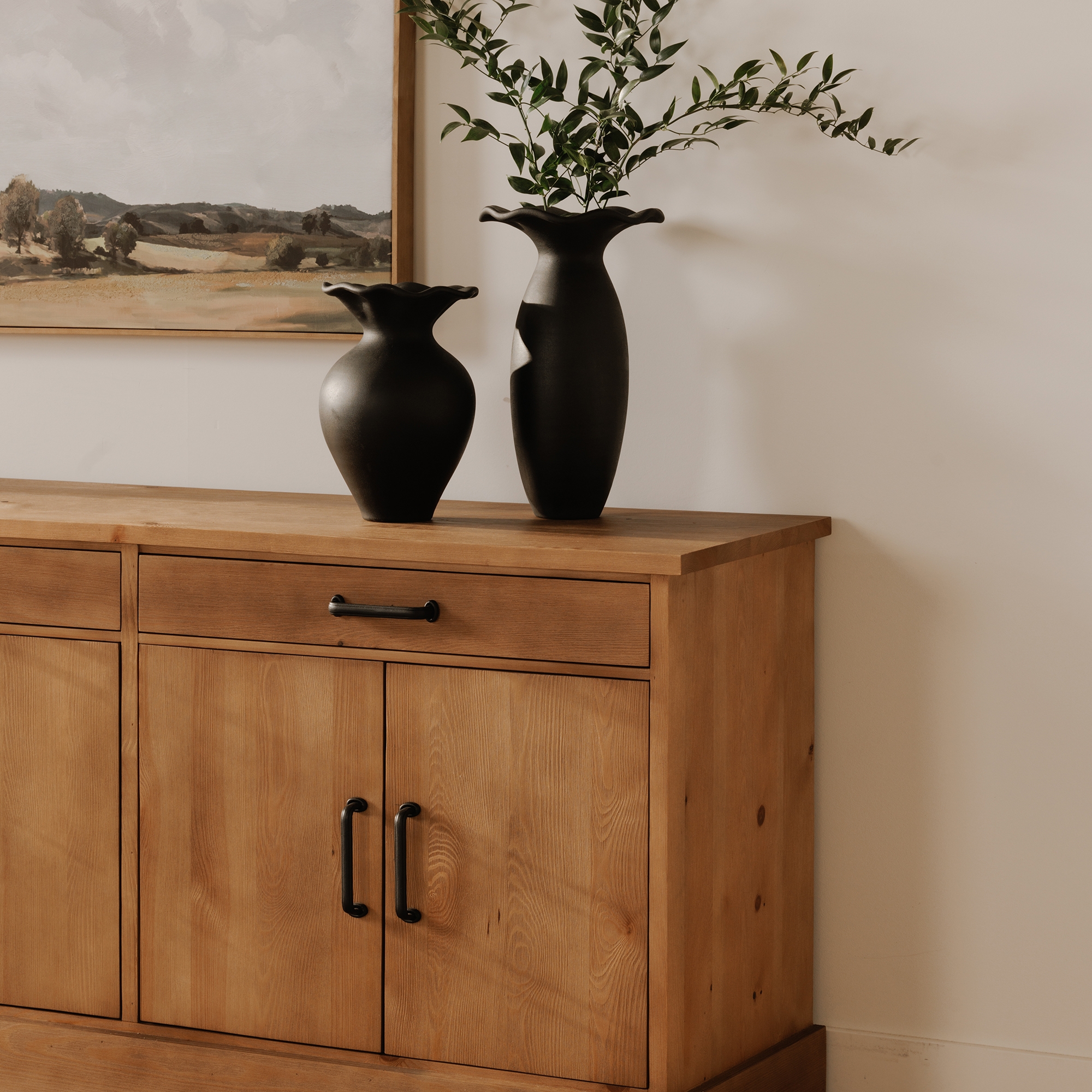 Tade 2 Drawer Sideboard Honey Pine - Image 9