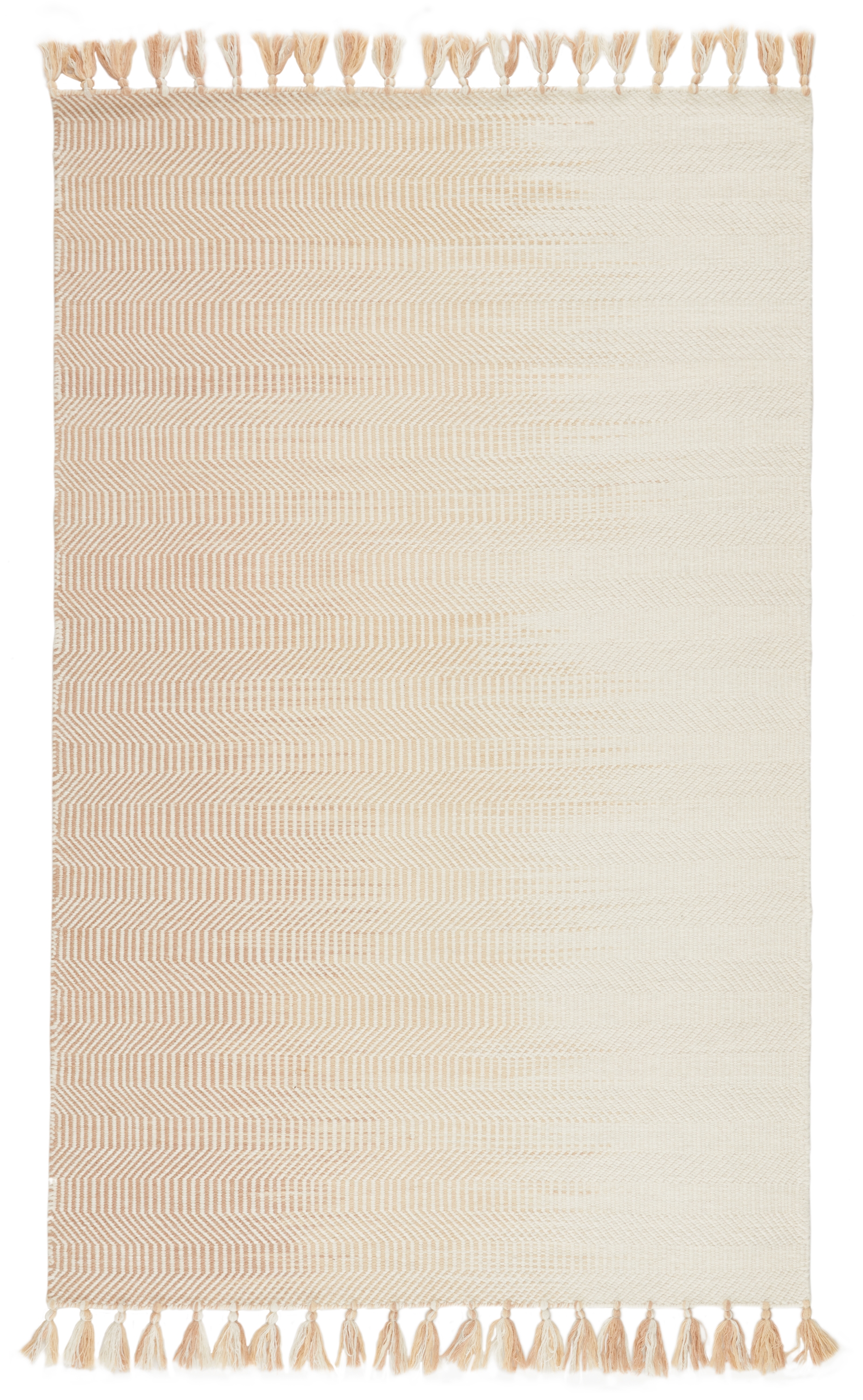 Flats Handmade Geometric Ivory/ Light Gray Area Rug (9' X 12') - Image 0
