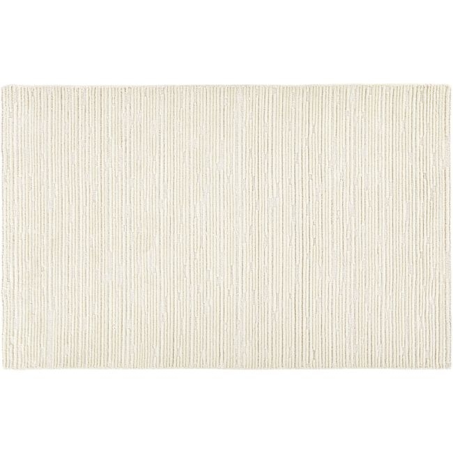 Elfen Ivory Textured Wool Rug 8'x10' - Image 0