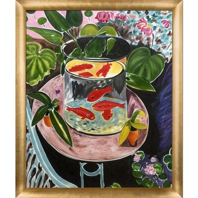 'The Gold Fish' by Henri Matisse - Picture Frame Painting on Canvas - Image 0