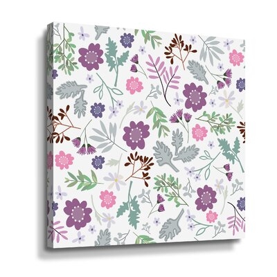 Pastel Wildflowers Gallery Wrapped Canvas - Image 0