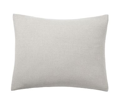 Soft Cotton Shams, Standard, Natural Gray - Image 0