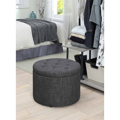 Stansell Tufted Storage Ottoman - Image 0