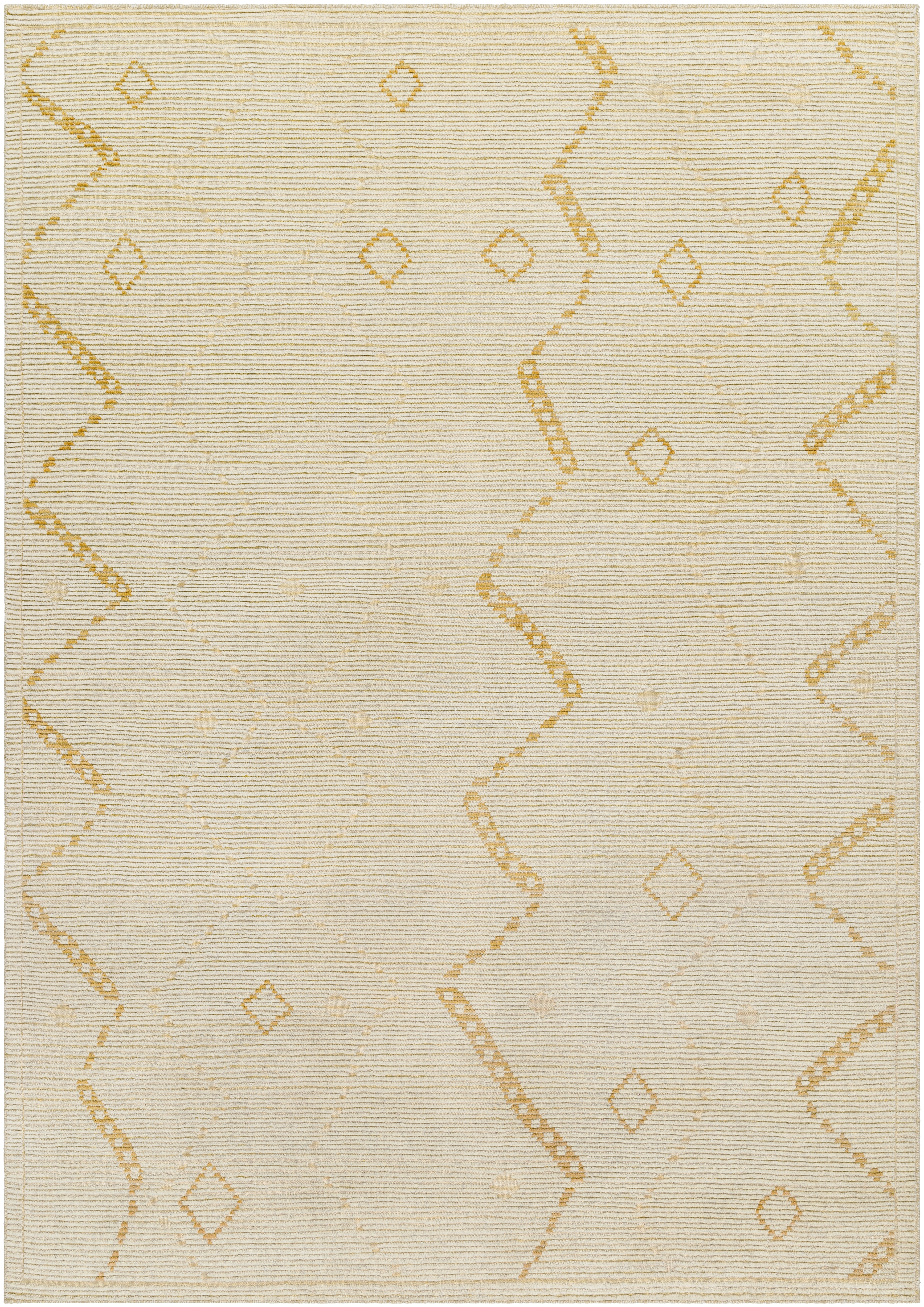 Tunus Beige Indoor 8' x 10' Handmade Rug - Image 0