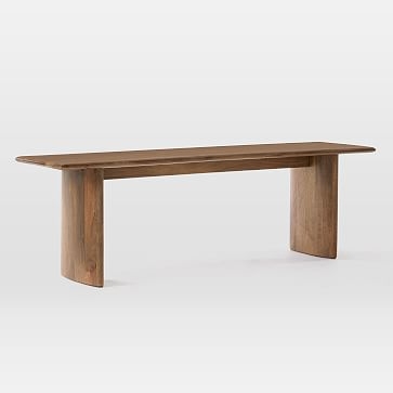 Anton Solid Wood Dining Bench, 58" - Image 2