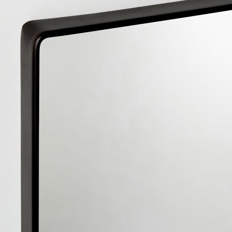 Espressione Blackened Brass Rectangular Wall Mirror 24"X36" - Image 3