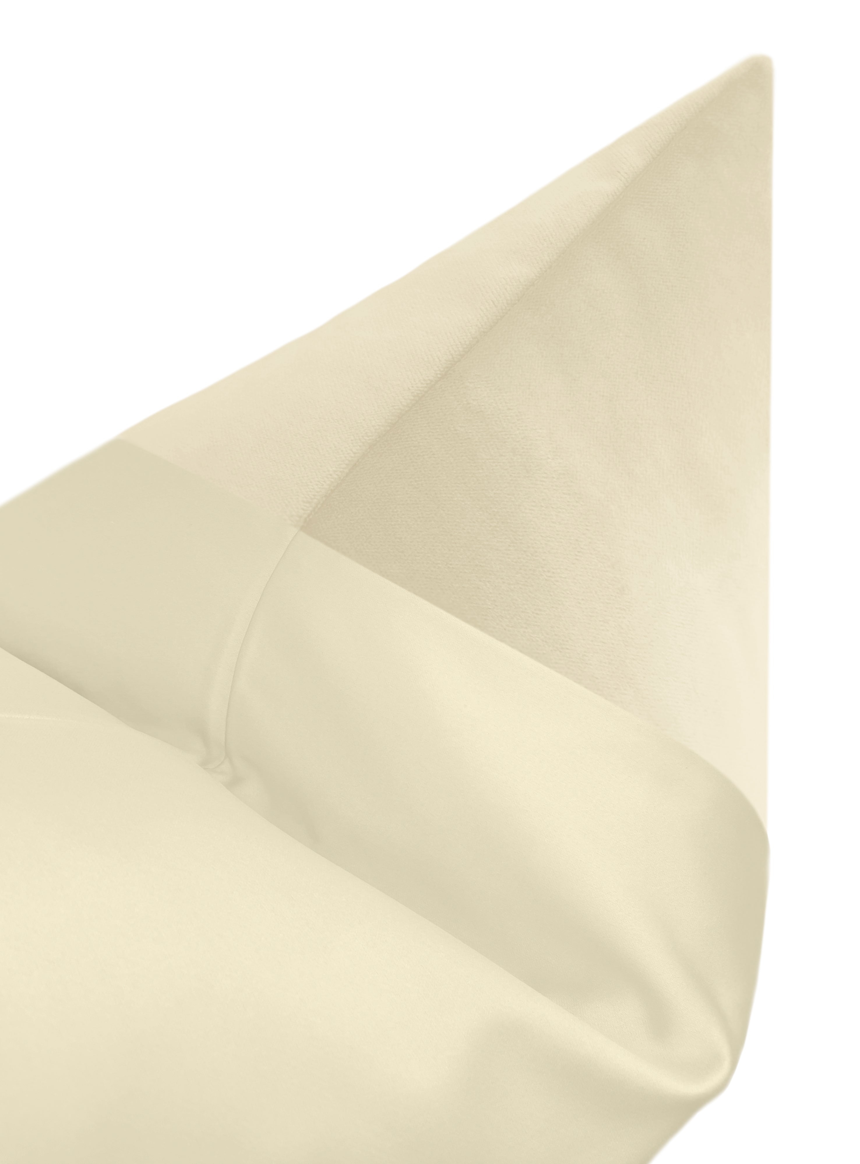 PANEL MONOCHROMATIC : SOCIETY VELVET // CASHMERE - 20" X 20" - Image 2