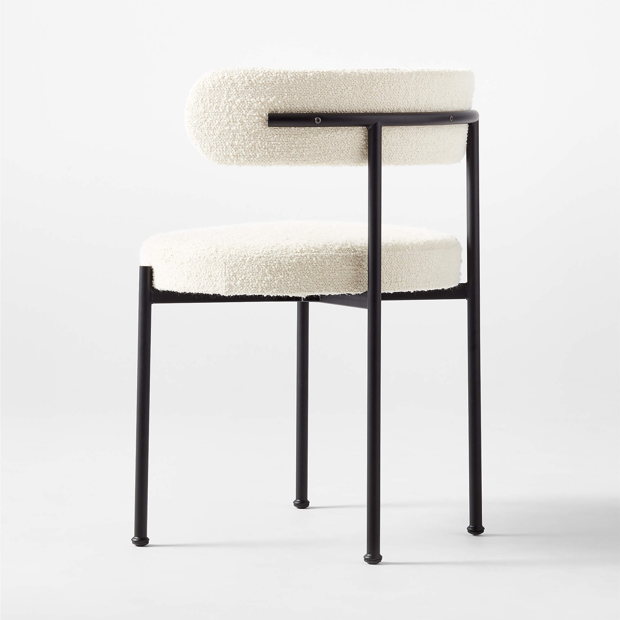 Inesse Boucle Ivory Dining Chair - Image 4