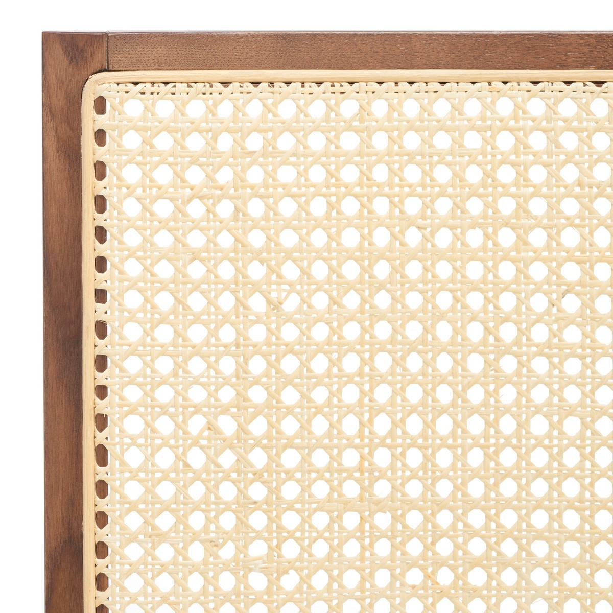 Colette Rattan Dining Chair - Walnut/Natural - Image 2