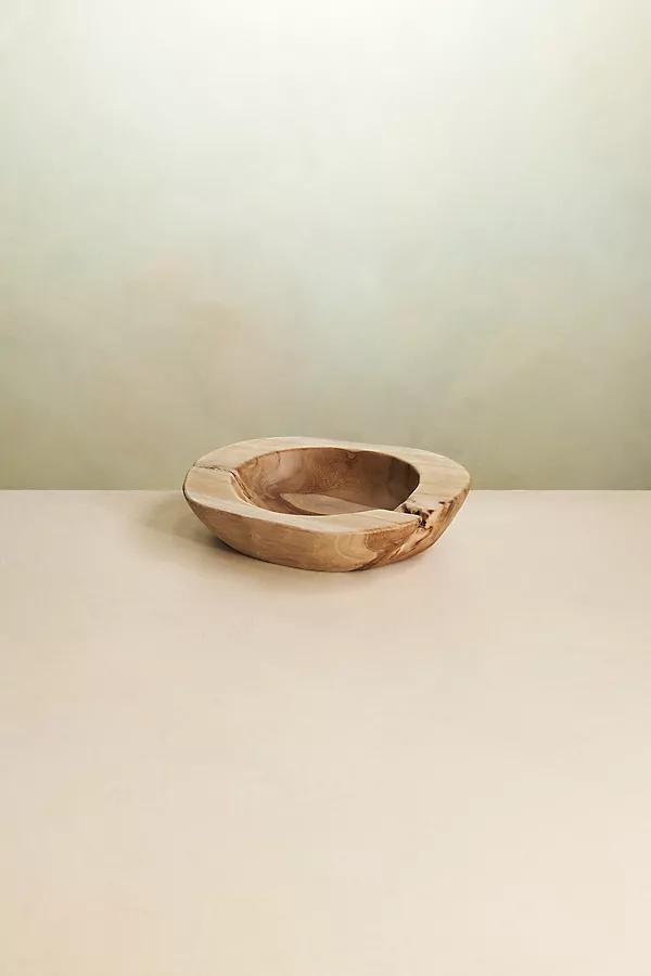 Teak Root Bowl Planter, 12" - Image 0