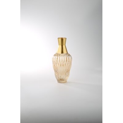 Enar 11.02" Indoor / Outdoo Glass Table vase - Image 0