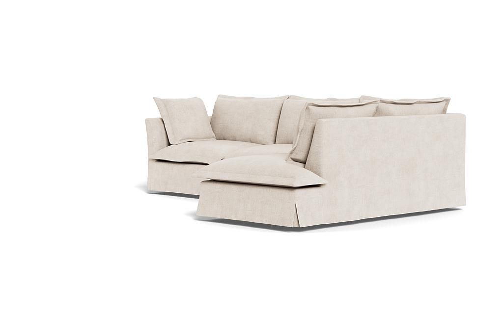 Skylar Slipcovered 3-Seat Right Bumper Sectional - Image 2