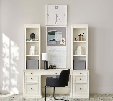 Wood Gallery Home Office Pinboard, White, 25"W - Image 1