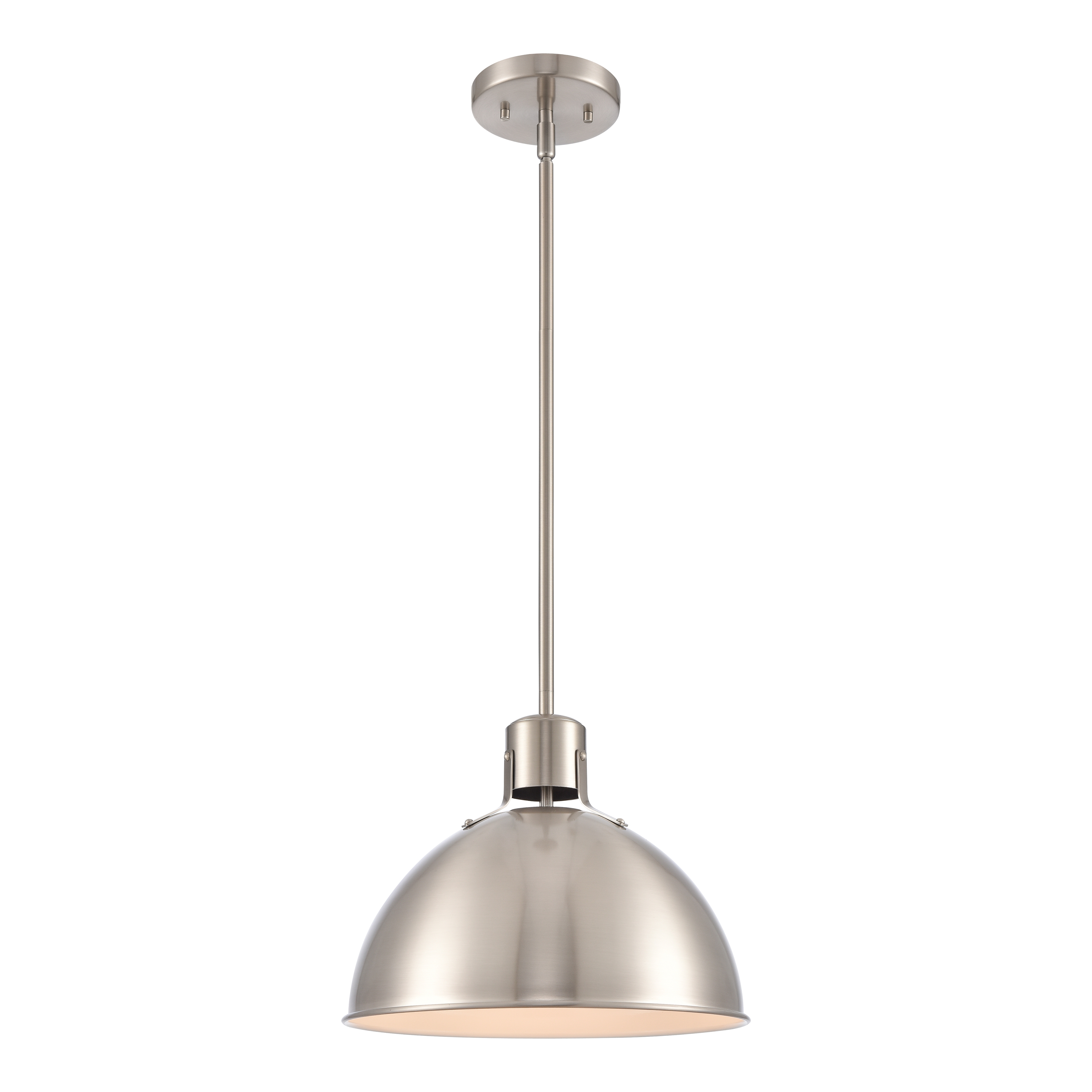 Zayne 12'' Wide 1-Light Pendant - Brushed Nickel - Image 0