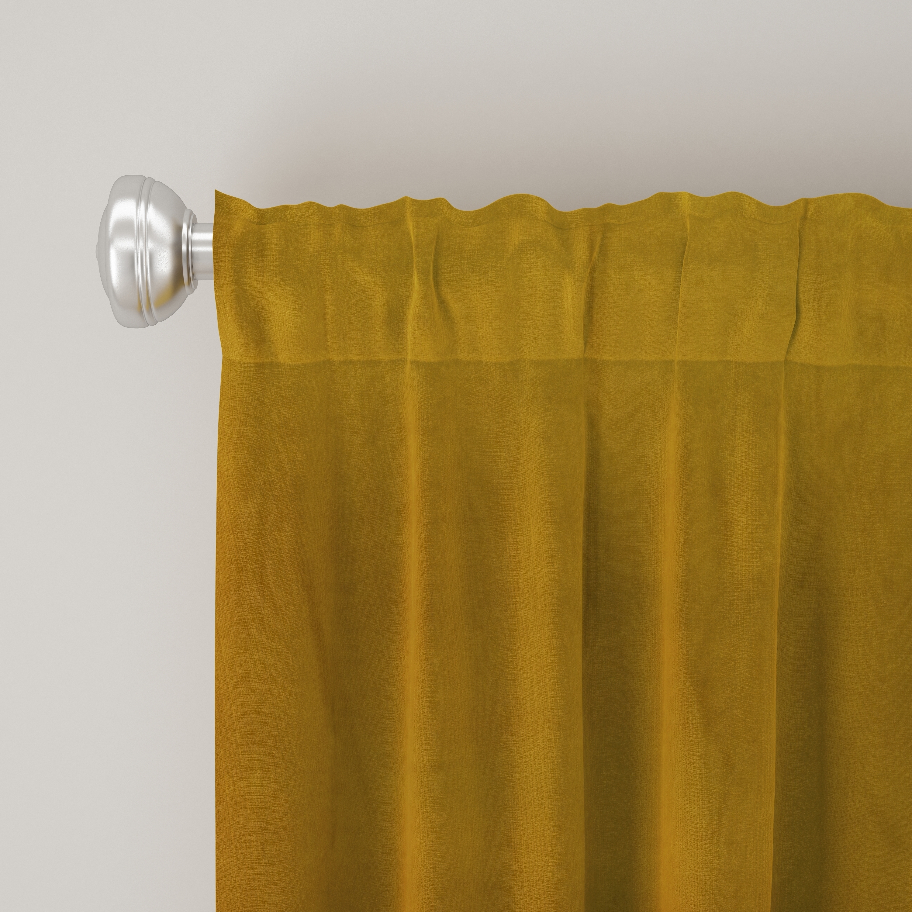 Citronella Velvet Curtain Panel, 96" x 50" Blackout - Image 4