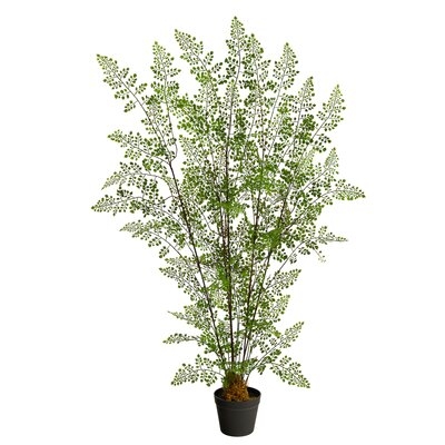 48" Artificial Fern in Planter - Image 0