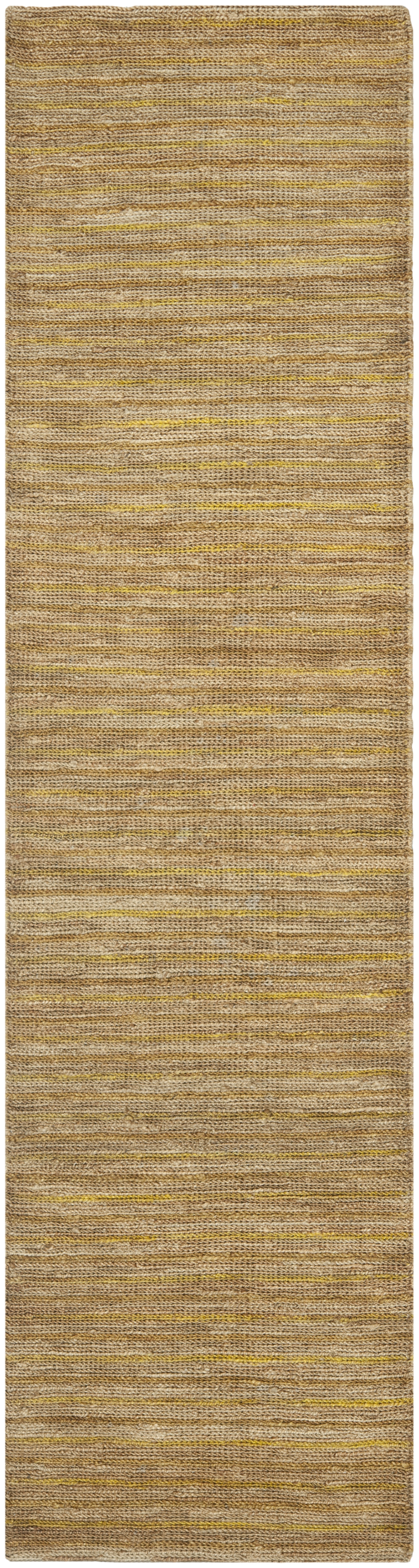 Arlo Home Hand Knotted Area Rug, ORG111A, Natural,  2' 6" X 8' - Image 0
