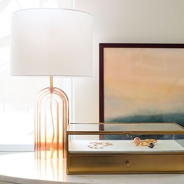 Retro Glass Table Lamp - Large - Image 5