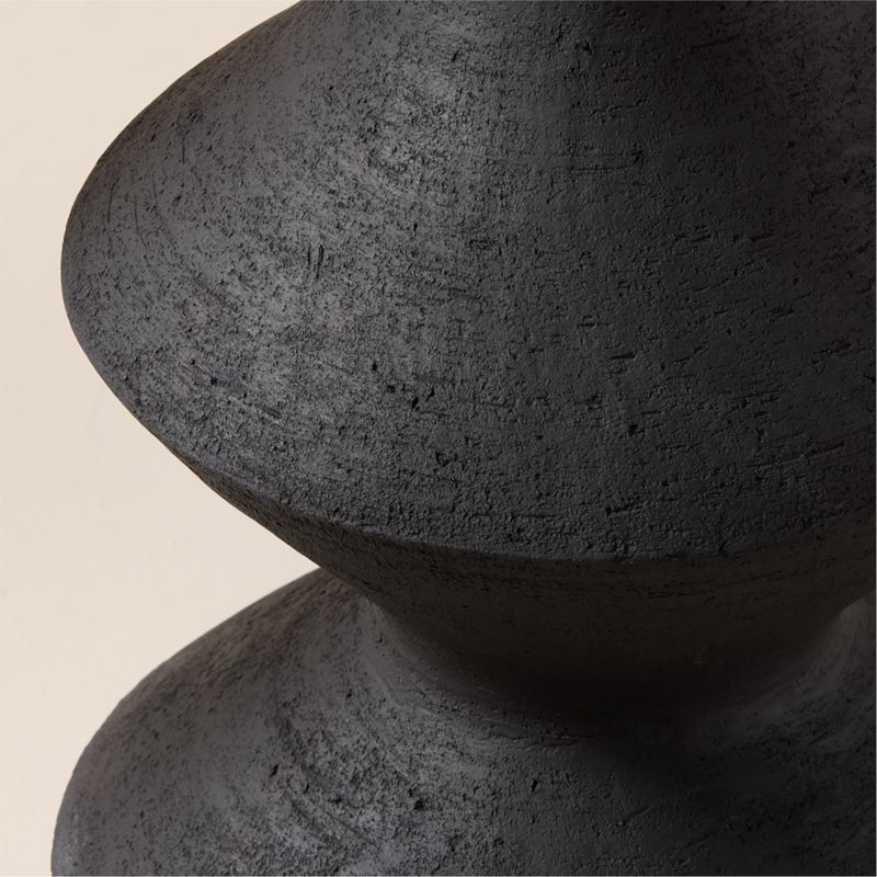 Cabo Black Terracotta Floor Vase - Image 2