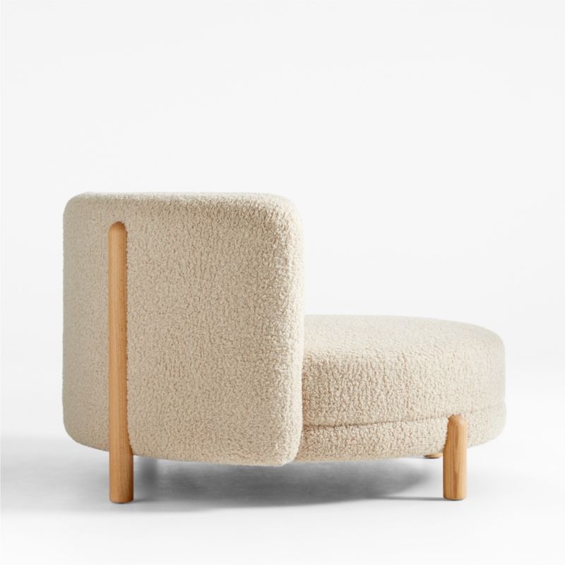 Family Oversized Sherpa Lounge Chair and a Half - Image 3