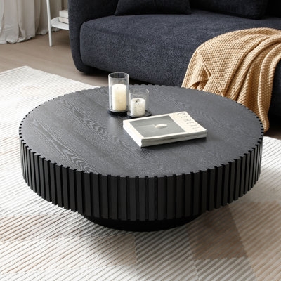 39.37" MDF Round Coffee Table - Image 0