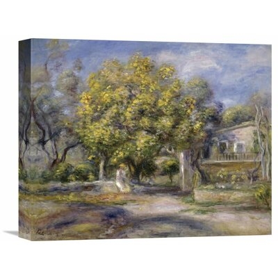 'Houses at Cagnes' by Pierre-Auguste Renoir Painting Print on Wrapped Canvas - Image 0