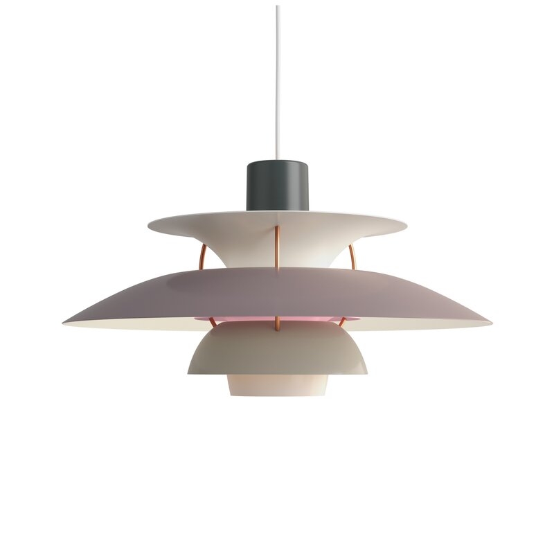 Louis Poulsen PH 1 - Light Single Tiered Pendant Finish: Hues of Gray, Bulb Type: 1/22W LED/A-21/MEDIUM - Image 0