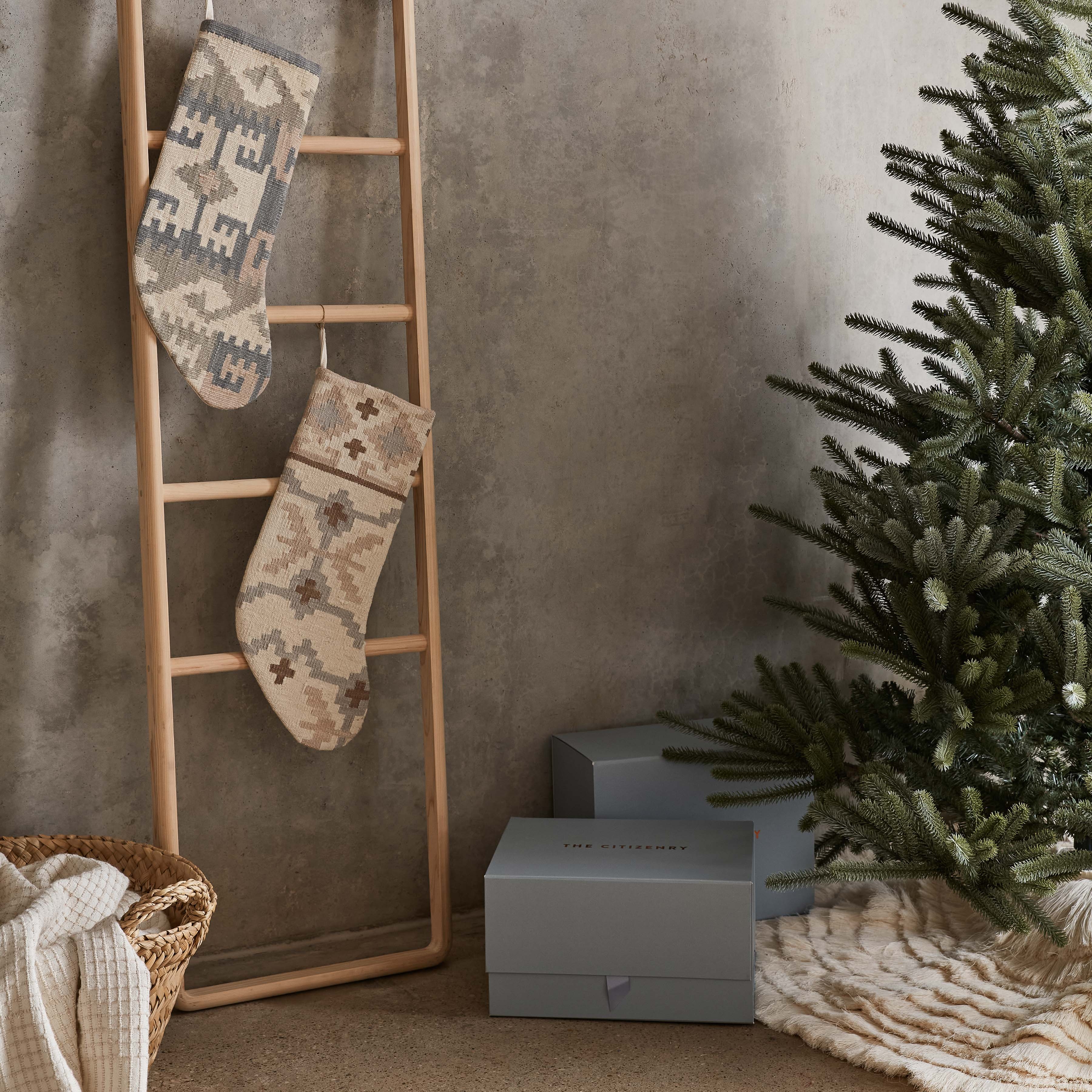 The Citizenry Adana Kilim Stocking | Stone Blue - Image 6