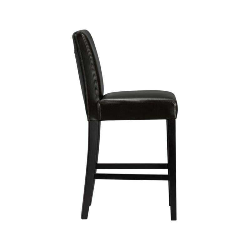 Lowe Onyx Leather Counter Stool - Image 4