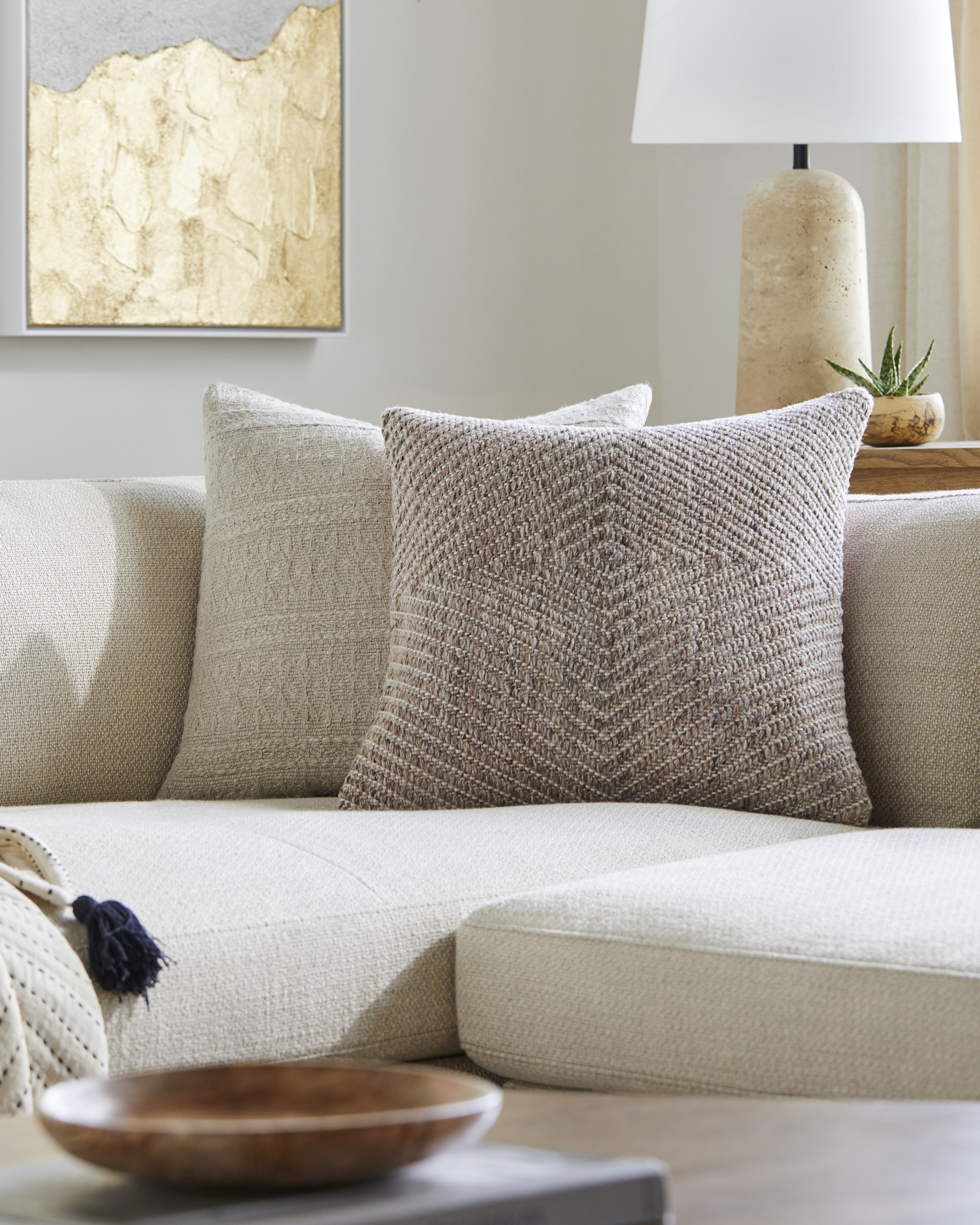 Cairn CAI-002 18"L x 18"W Pillow Cover - Image 1