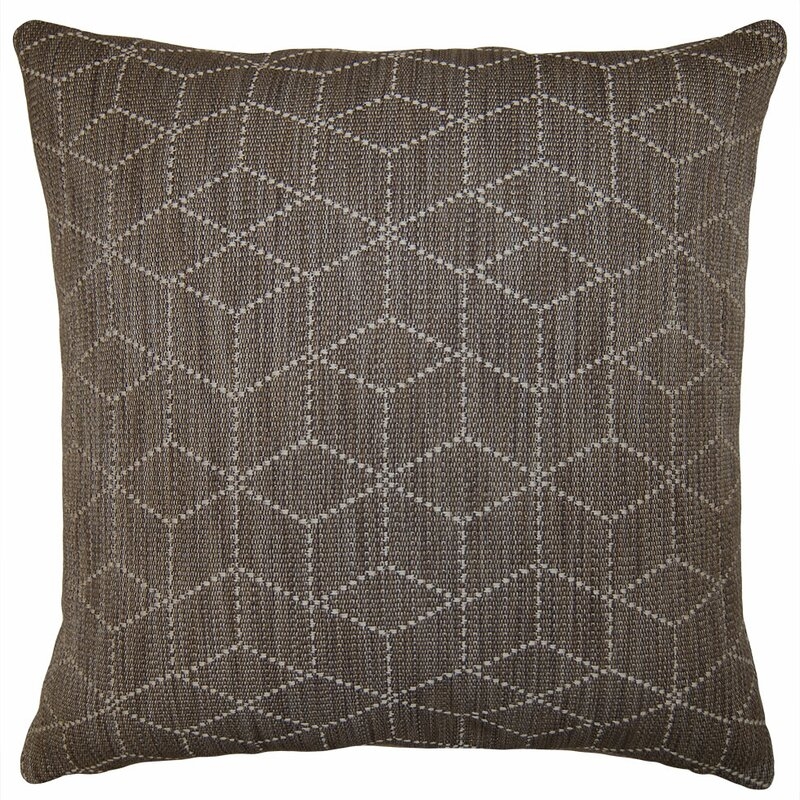 Square Feathers Monarch Hex Pillow Cover & Insert - Image 0