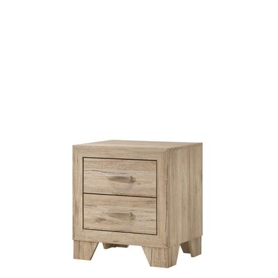 Launcest 2 - Drawer Nightstand in Rustic Natural - Image 0