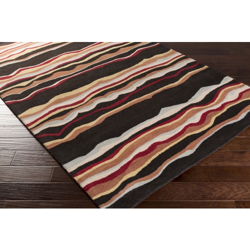 Forum Brown Indoor 8' x 10' Handmade Rug - Image 1