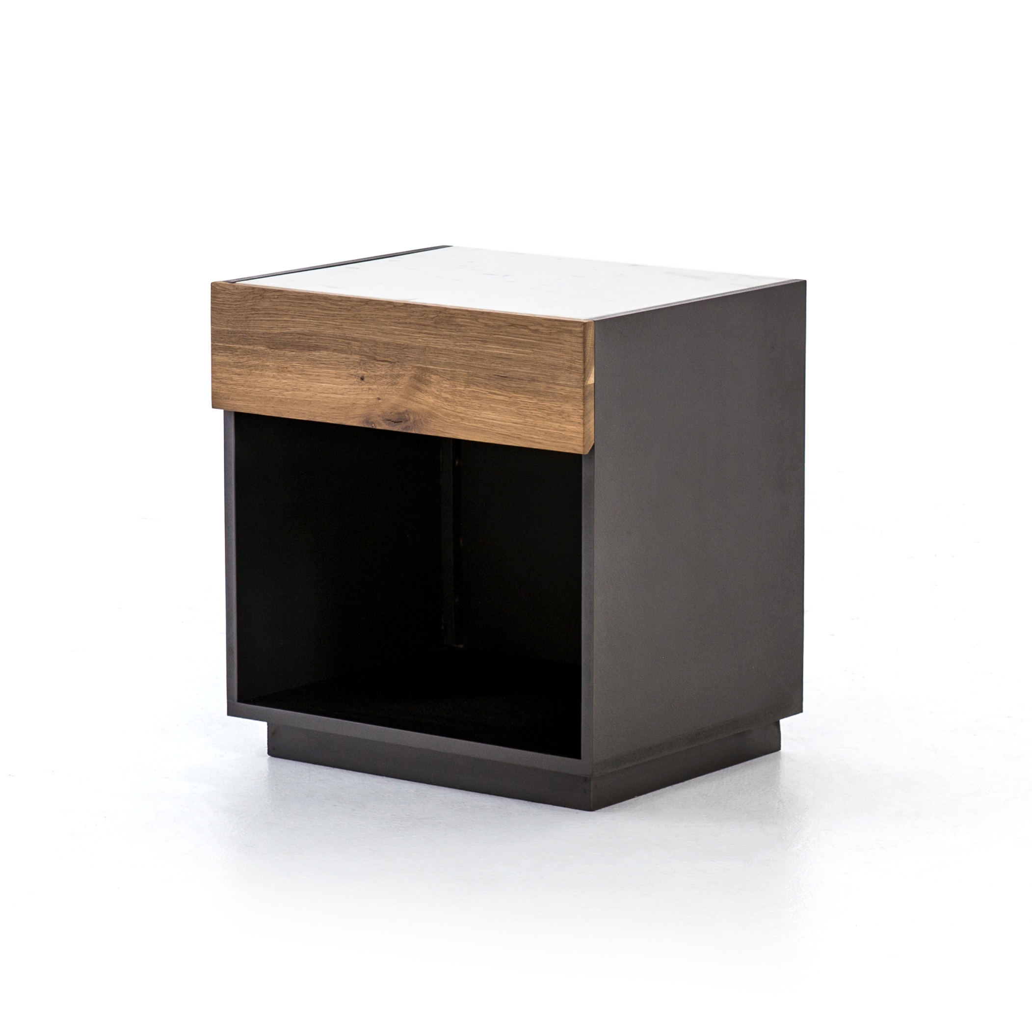 Holland Nightstand-Grey Lacquer - Image 1