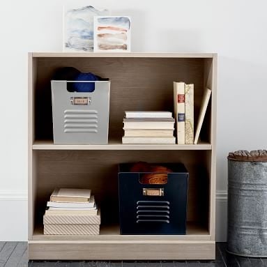 Stack Me Up 2-Shelf Bookcase with Base, Simply White - Image 1