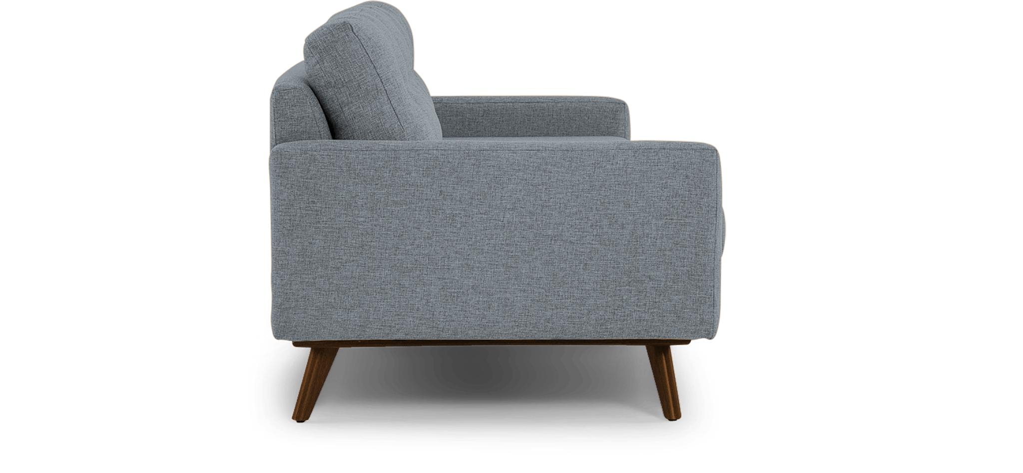 Gray Hopson Mid Century Modern Grand Sofa - Synergy Pewter - Mocha - Image 2