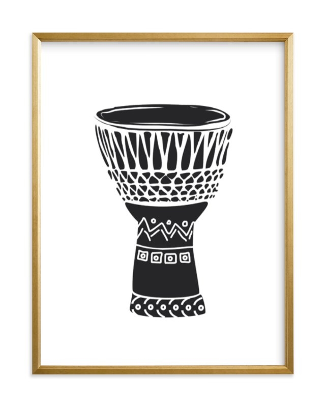 African Drum Art Print - Image 0