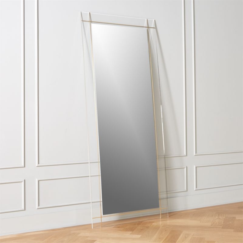 Stella Acrylic Floor Mirror - Image 1