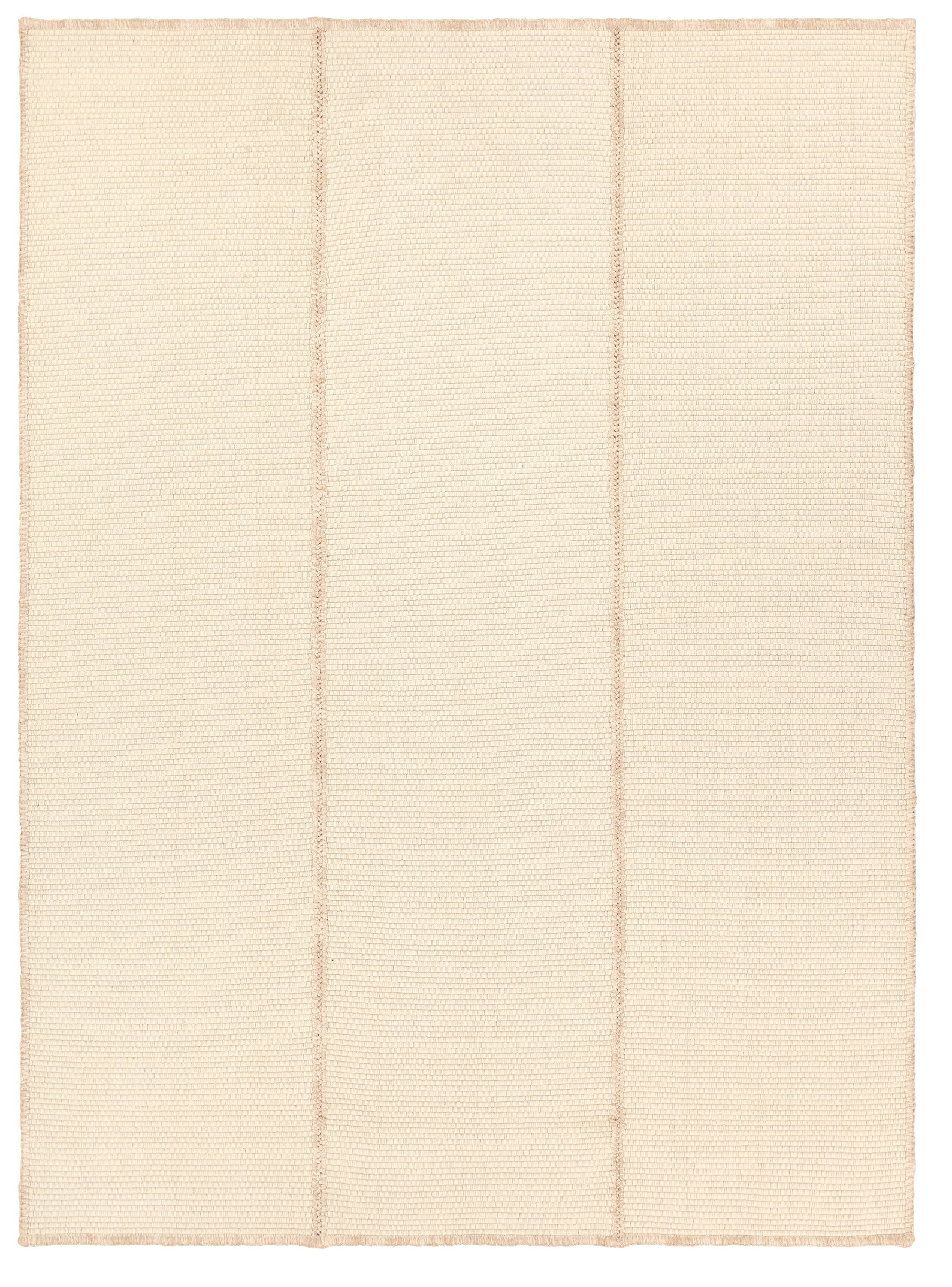 Bayana YAT02 Handmade Solid White Area Rug (10'x14') - Image 0